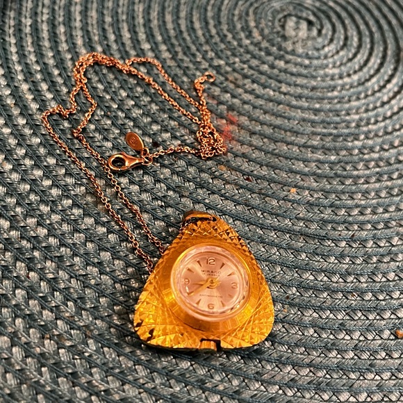 Vintage necklace pendant clock ✨ - Picture 3 of 10